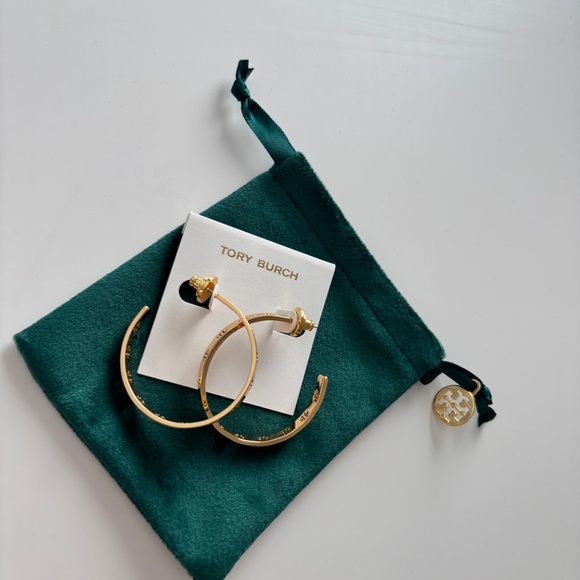 Tory Burch Hoop Earrings - Picture 4 of 8